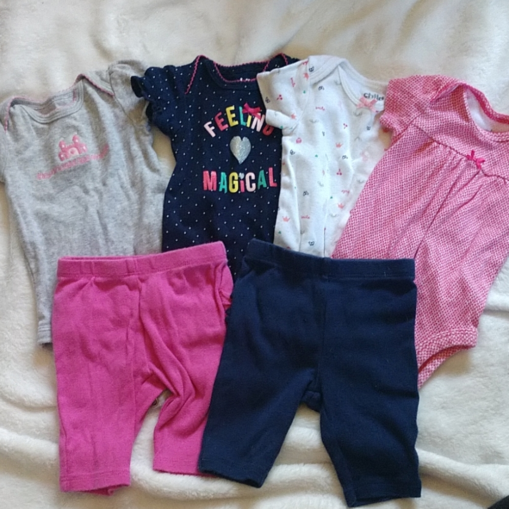 Infant girl lot